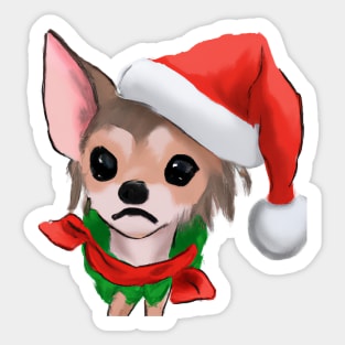 Cute Chihuahua Drawing Sticker